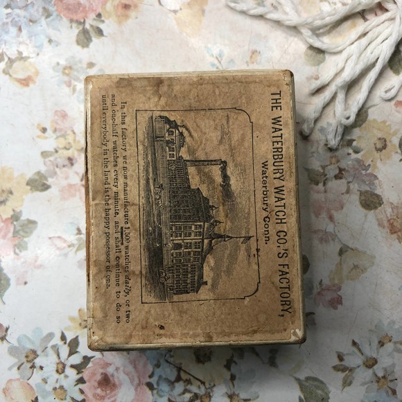 Vintage The Waterbury Watch Co Factory Pocket Watch Box - Picture 11 of 11